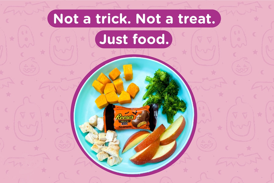 Not a trick. Not a treat. Just food.
