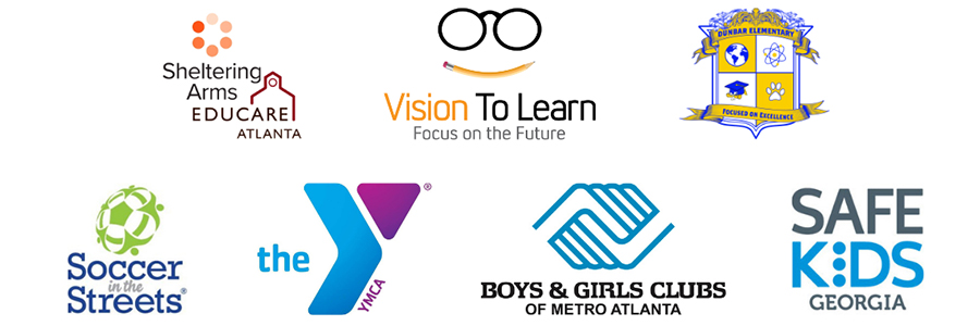  Logos of the various local community organizations attending the Back-to-School Community Health Fair