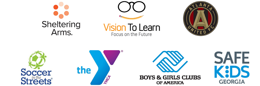  Logos of the various local community organizations attending the Back-to-School Community Health Fair