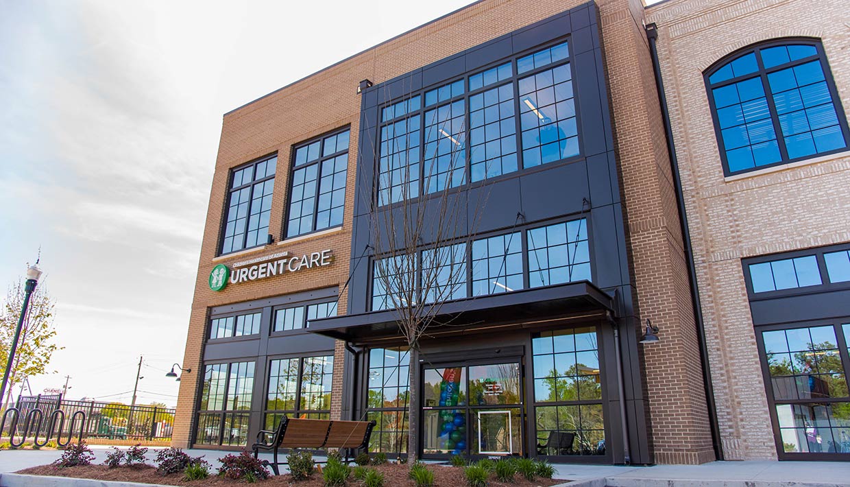 A photograph of the Children's Healthcare of Atlanta Urgent Care at Chamblee-Brookhaven 