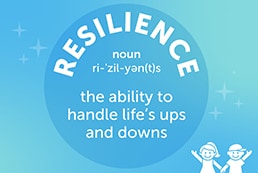 Resilience is defined as the ability to handle life's up and downs