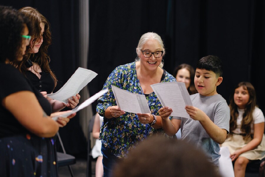A theater teacher helps prevent suicide in teens by building emotional connections with students.