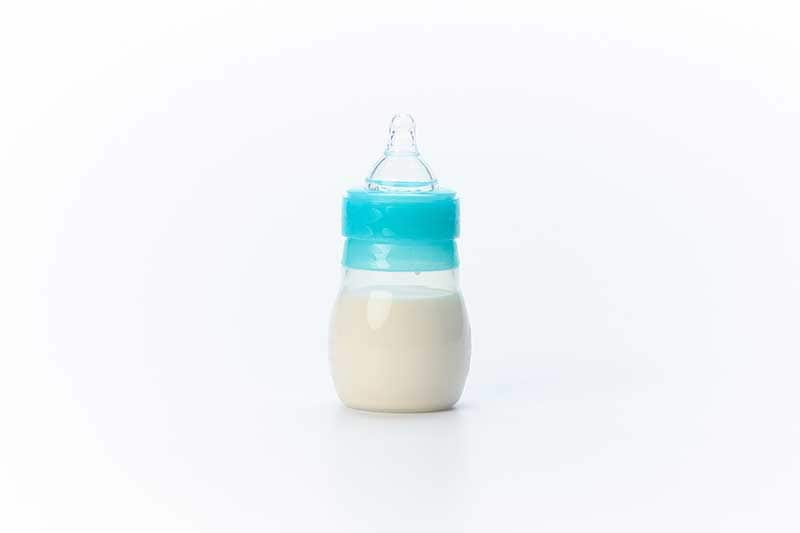 6 ounce bottle of breastmilk or formula