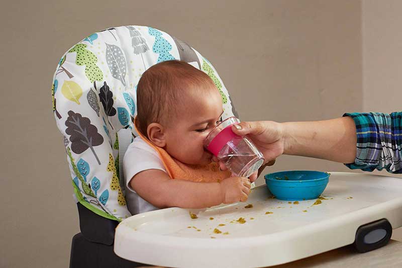 Learning to drink from a cup: 6-18 months