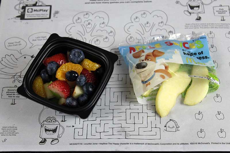fast food fruit choices