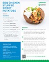 A preview of the BBQ stuffed sweet potatoes recipe