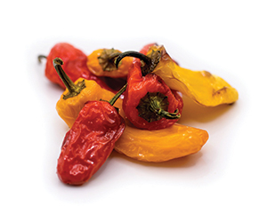 Picture of roasted bell peppers