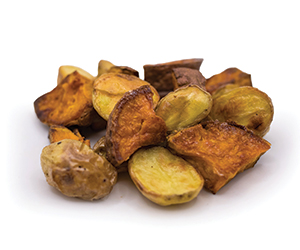 Picture of roasted white and sweet potatoes