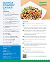 Download a print-friendly version of our quinoa cowboy caviar recipe