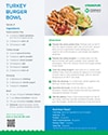 Screen grab of the Strong4Life ground turkey recipe card