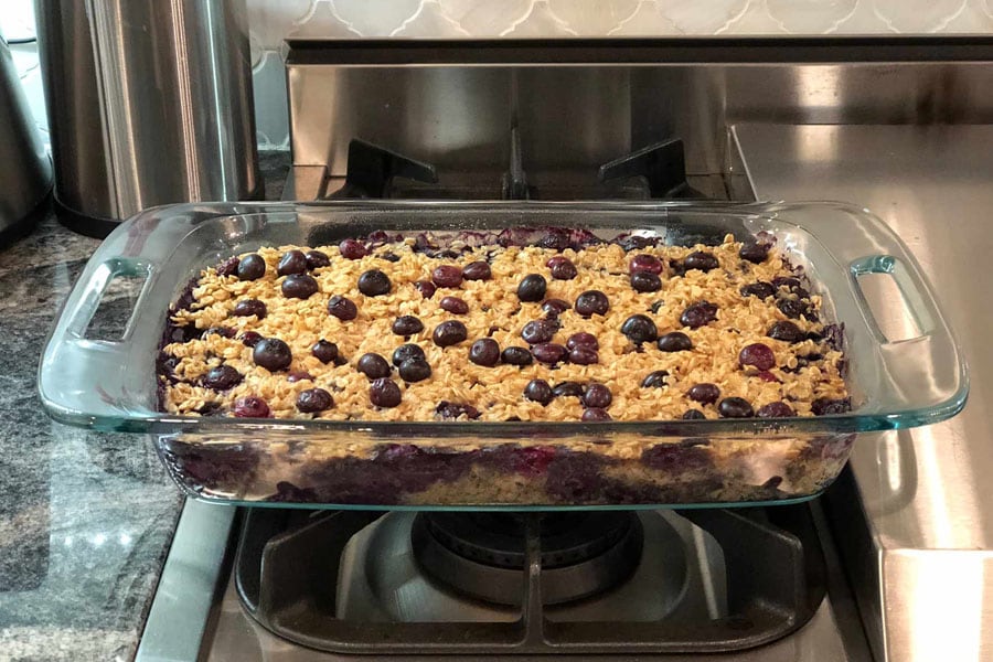 blueberry oatmeal casserole