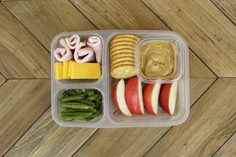 Homemade lunchable for school