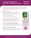 Preview of the Finding a Registered Dietitian for Kids and Teens tip sheet