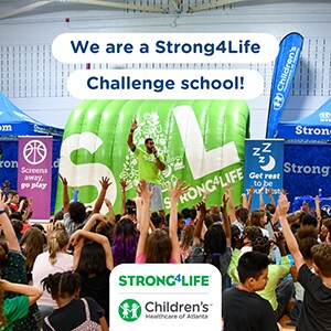 Strong4Life Challenge is coming to our school (Challenge Team at pep rally pictured)