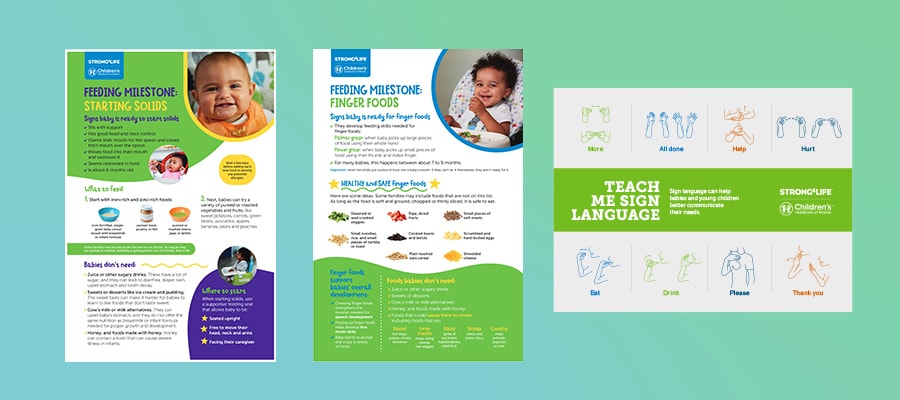 infant feeding module resources