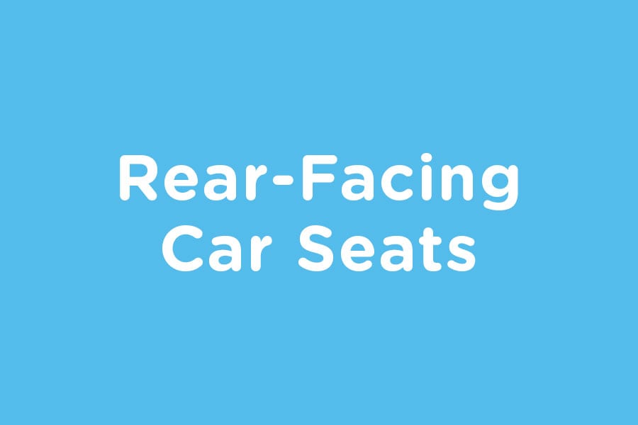 Rear-facing car seats
