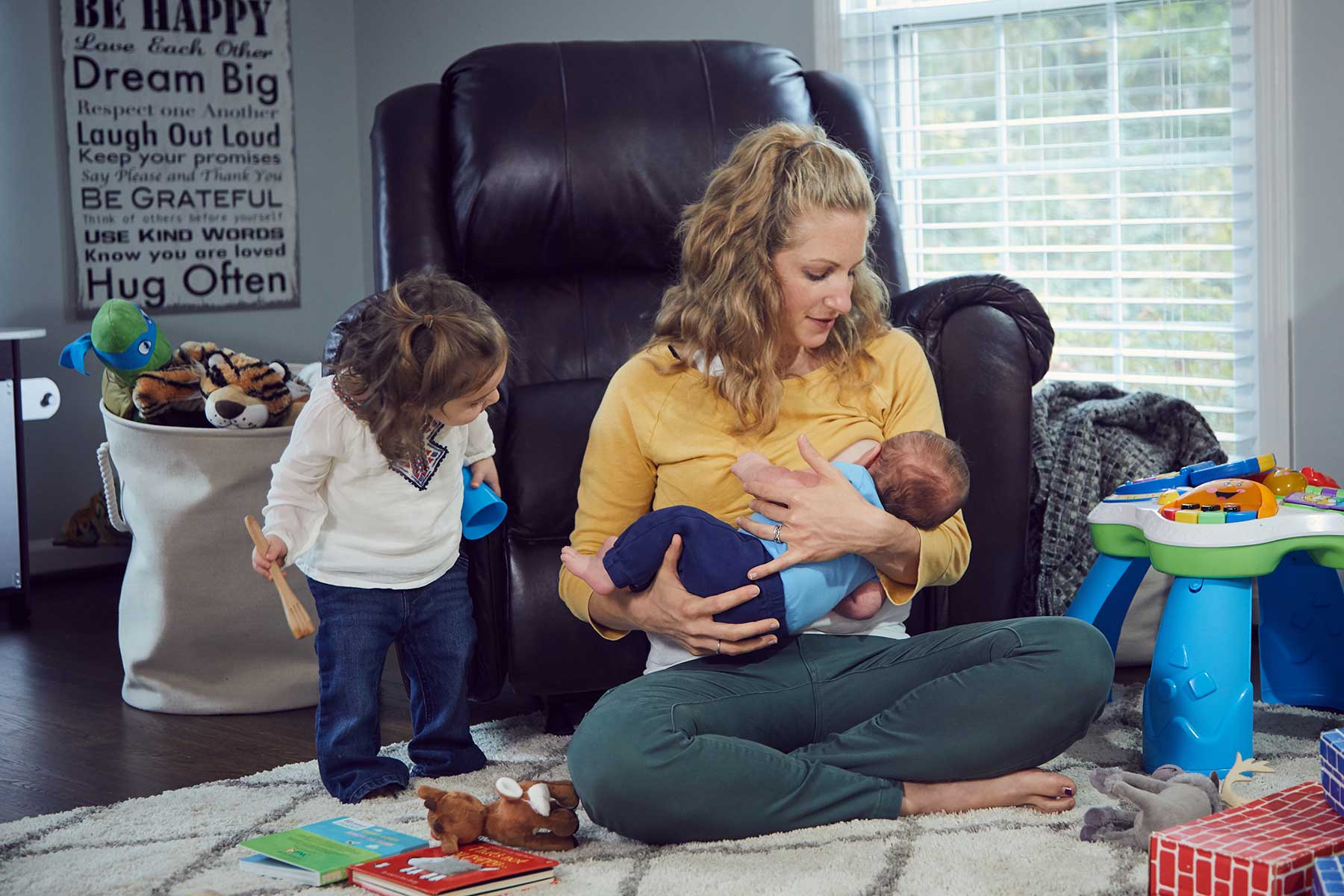 How To Entertain A Toddler While Feeding A Newborn Strong4life
