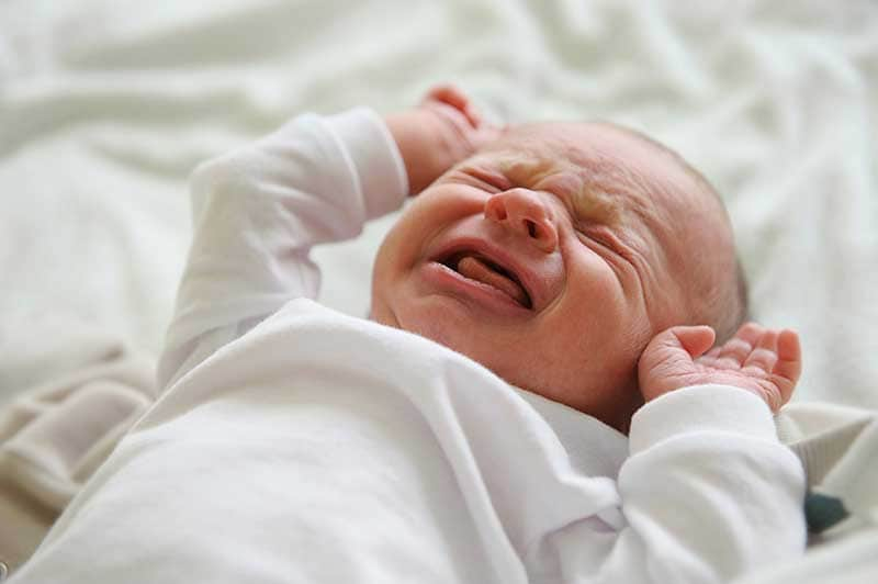 baby fussy while eating