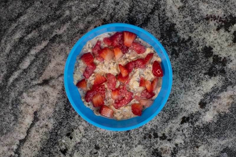 Overnight oats for toddlers