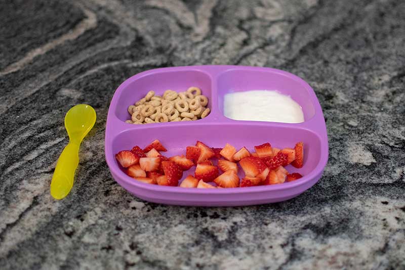 Strawberry yogurt for toddlers